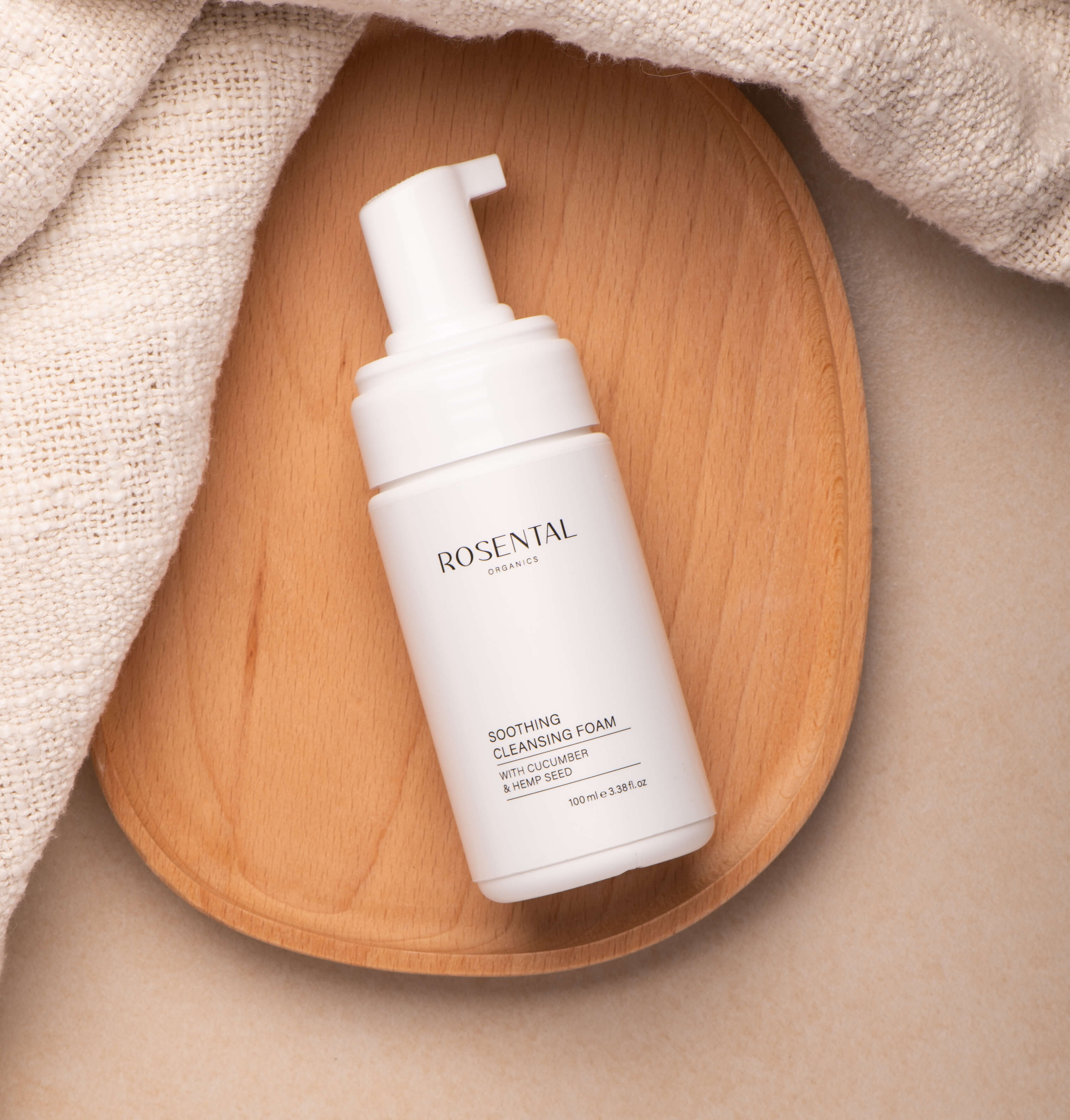 Soothing Cleansing Foam | with Cucumber and Hemp Seed 