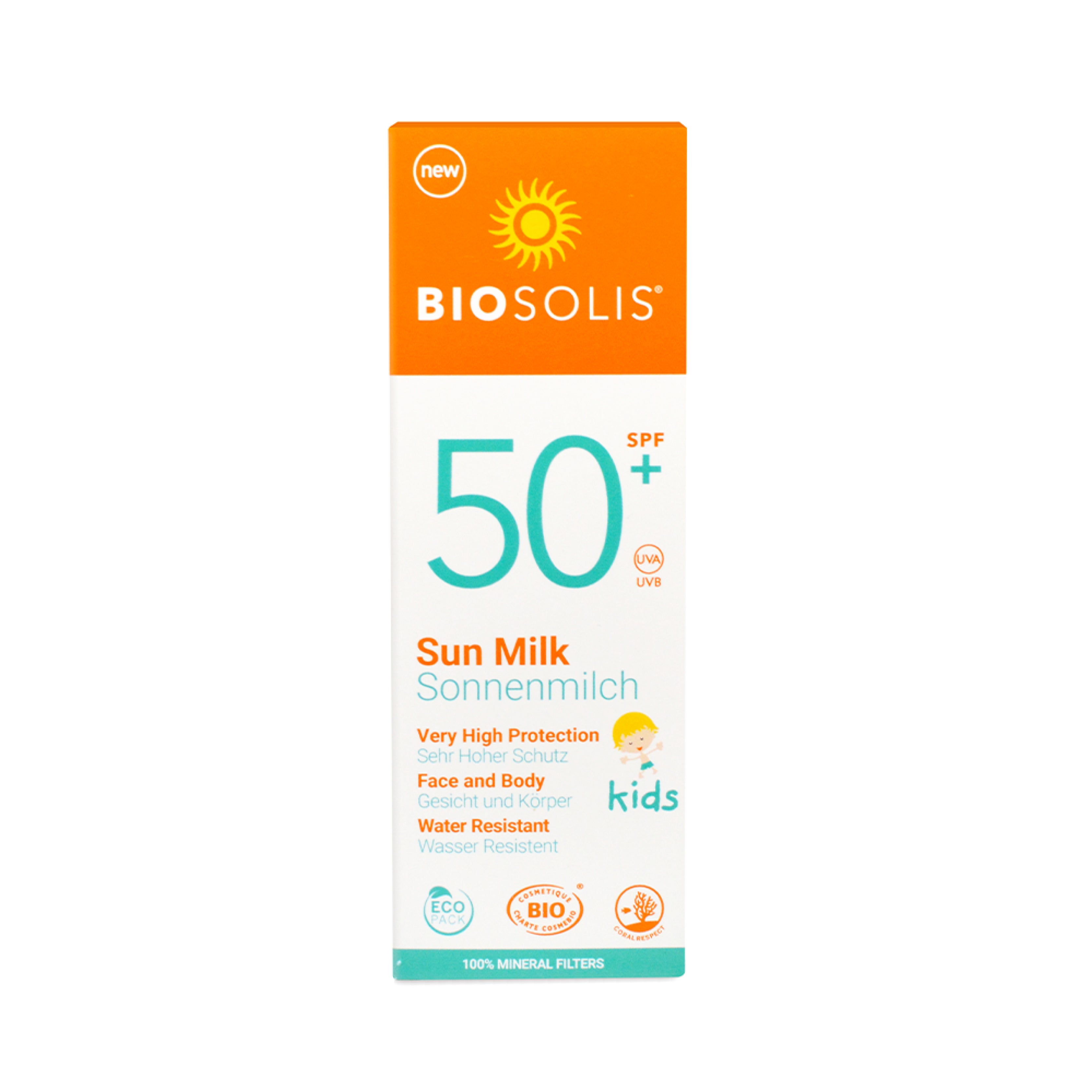 biosolis-1841660-sonnenmilch-baby-kids-lsf-50-pack Kids Sonnenmilch LSF 50+