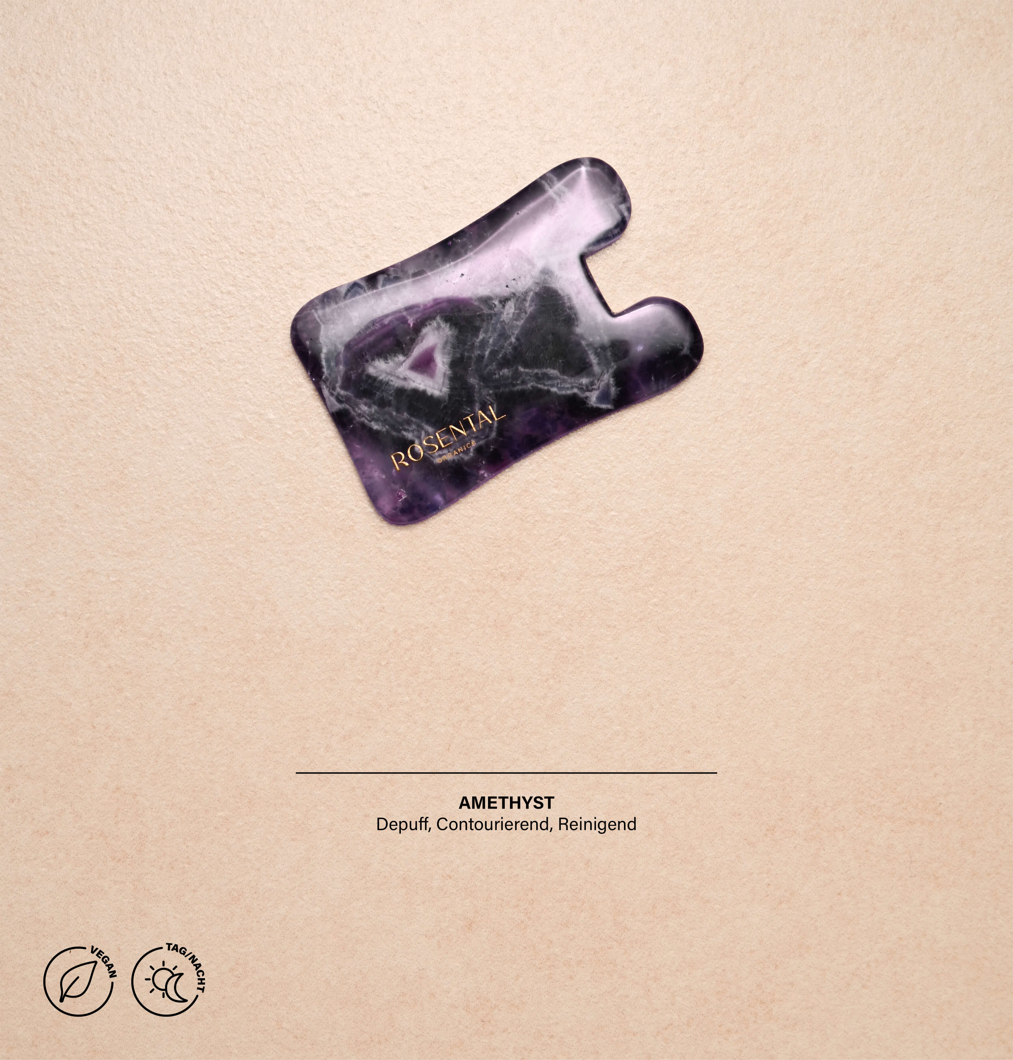 Améthyste Gua Sha | Outil de lifting naturel
