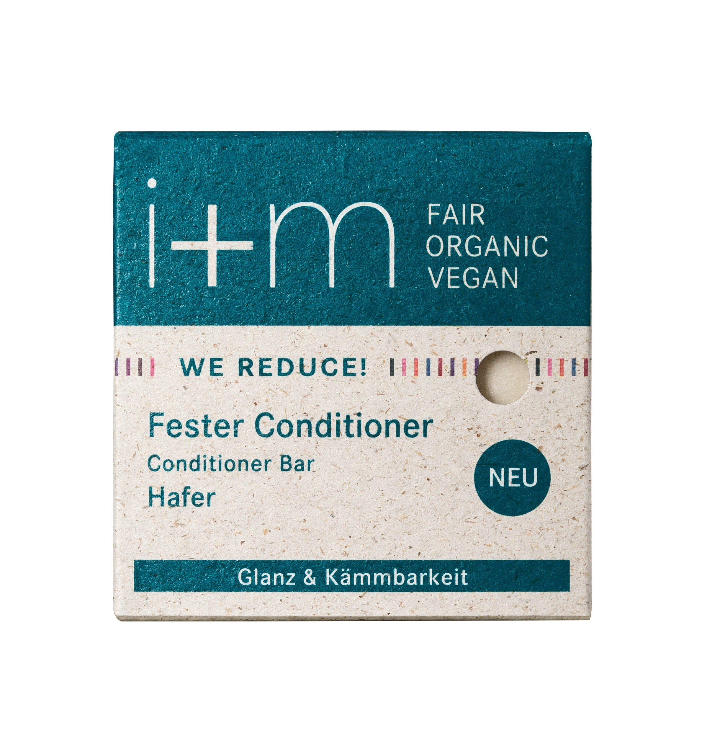 iplusm-we-reduce-fester-conditioner-hafer RIDUCIAMO il balsamo solido all'avena