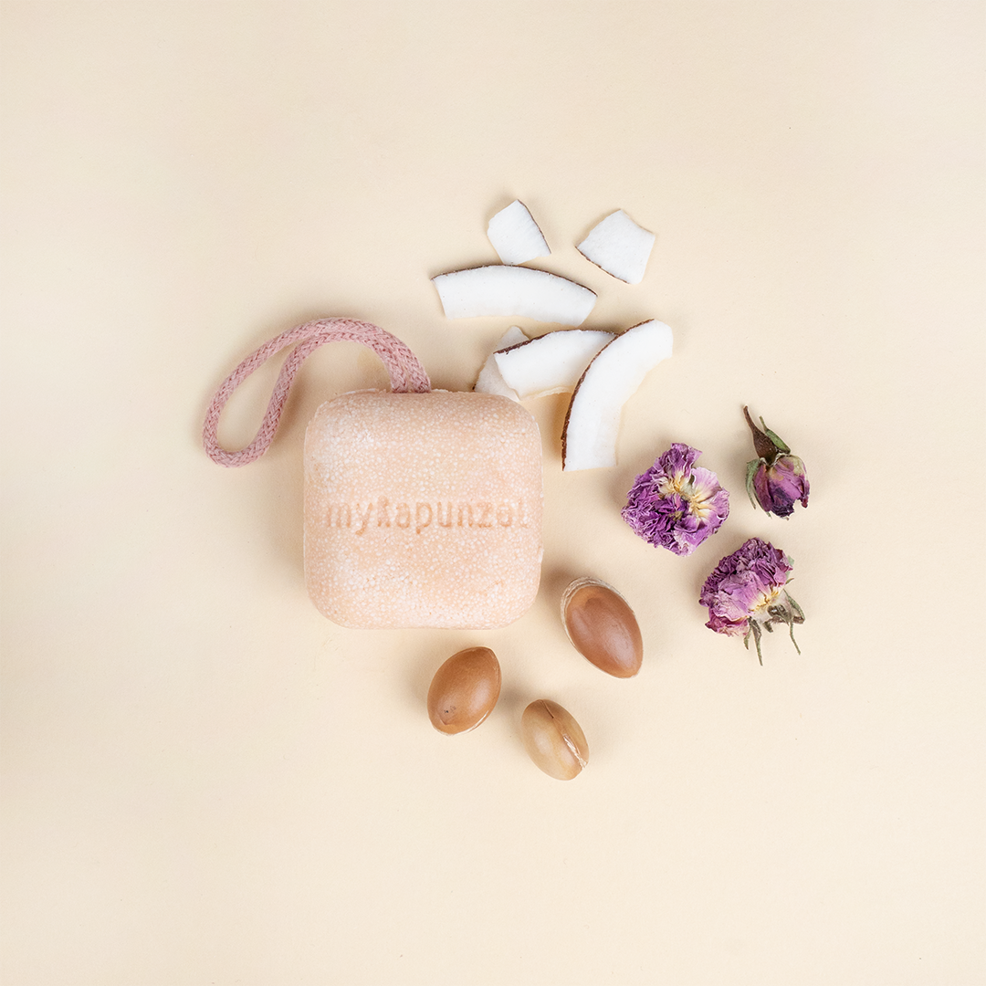 018c-myrapunzel-shampoo-bar-pflege Barretta di shampoo naturale - Care Boost