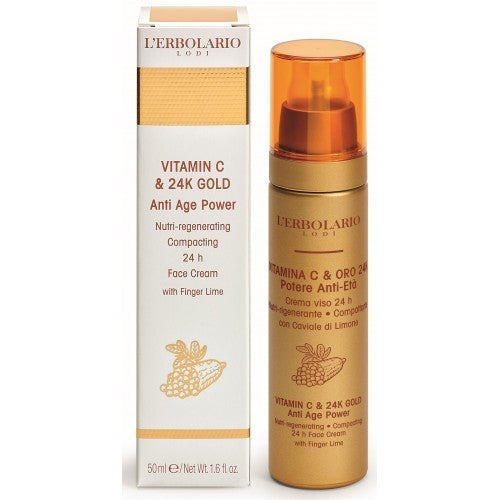 lerbolario-vitamin-c-24k-gold-24h-anti-aging-gesichtscreme-50-ml VITAMINA C E ORO 24K Crema viso anti-età 24h