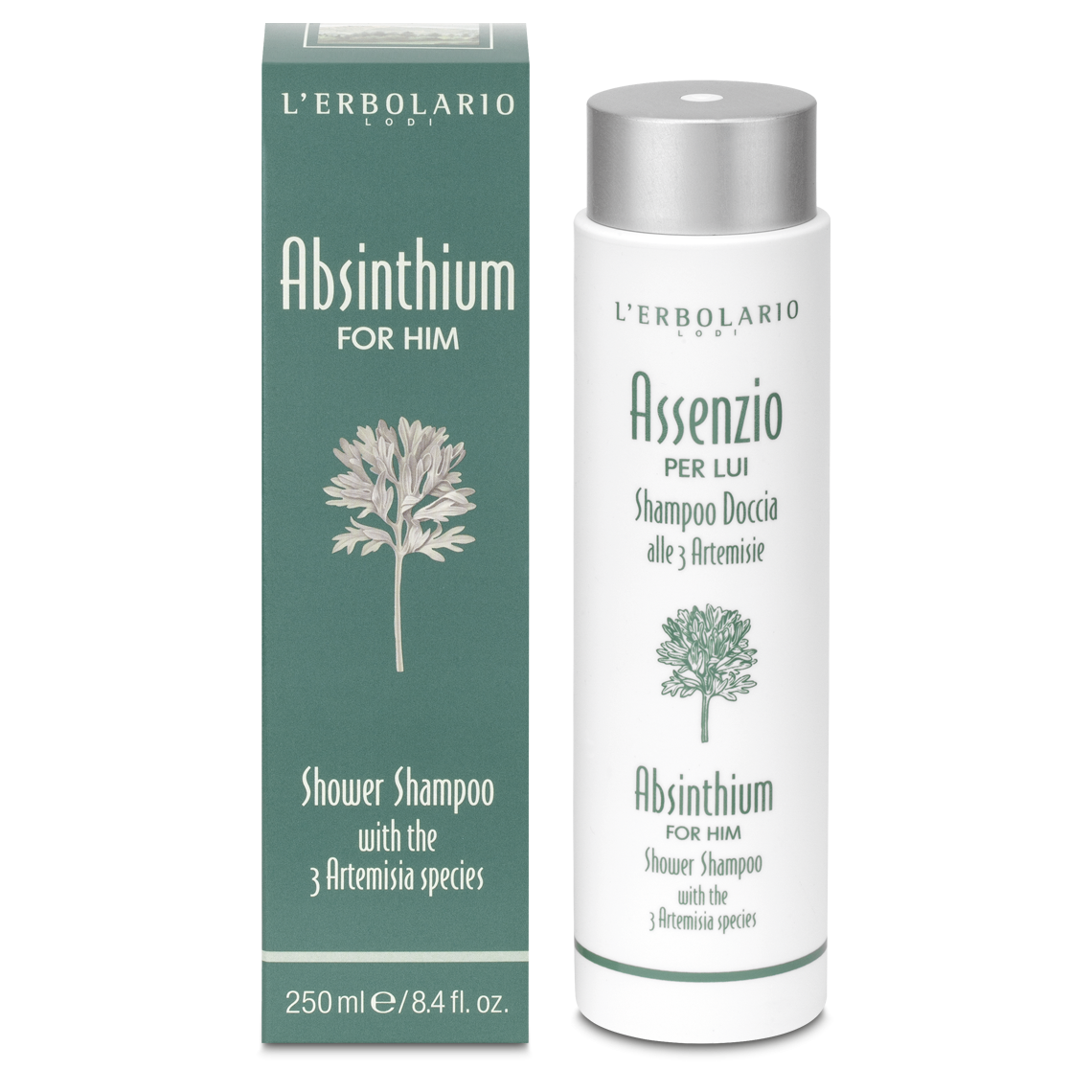 lerbolario-shower-shampoo-absinthium-for-him ASSENZIO - ABSINTH Duschgel & Shampoo