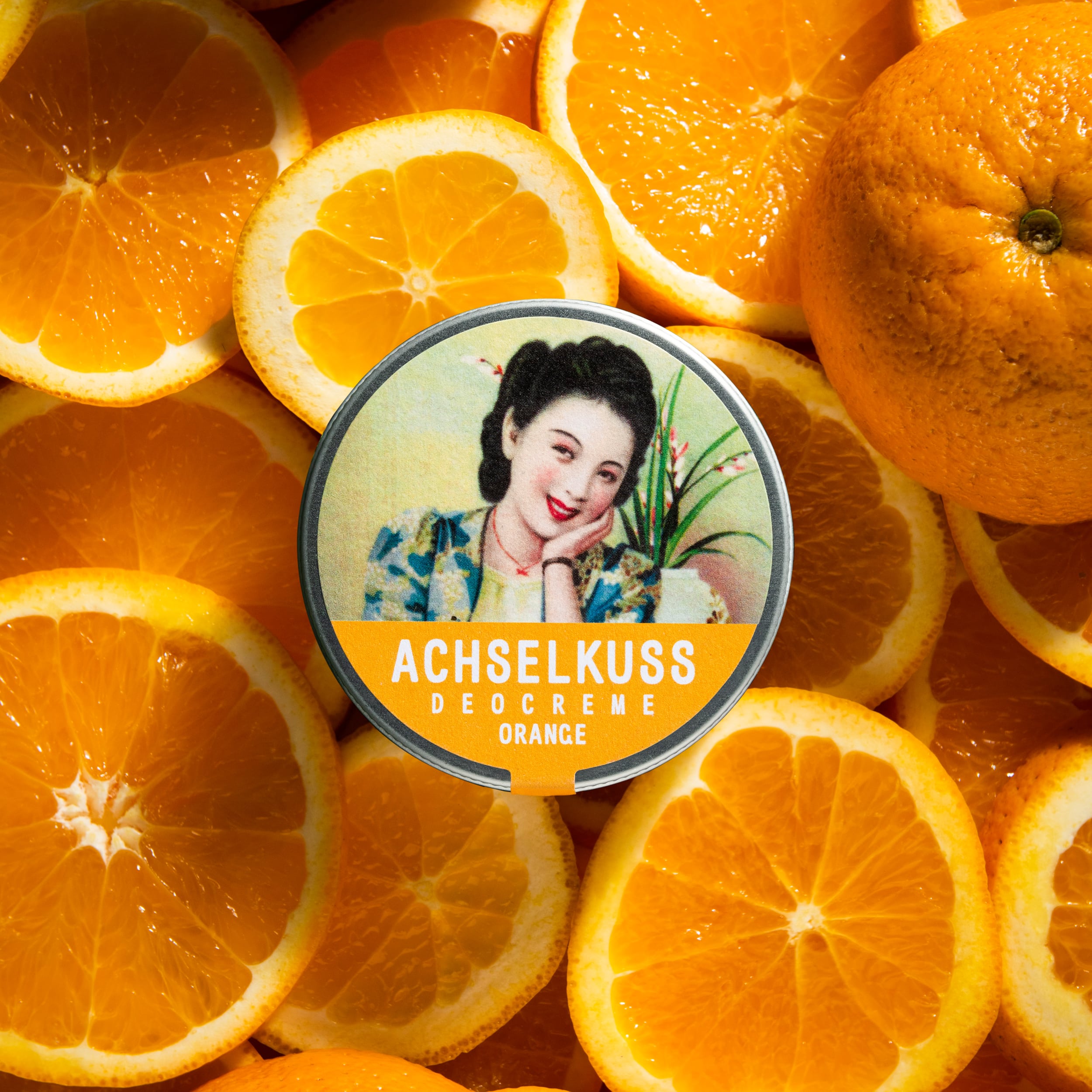 ACHSELKUSS-Orange-50g Crème déodorante orange