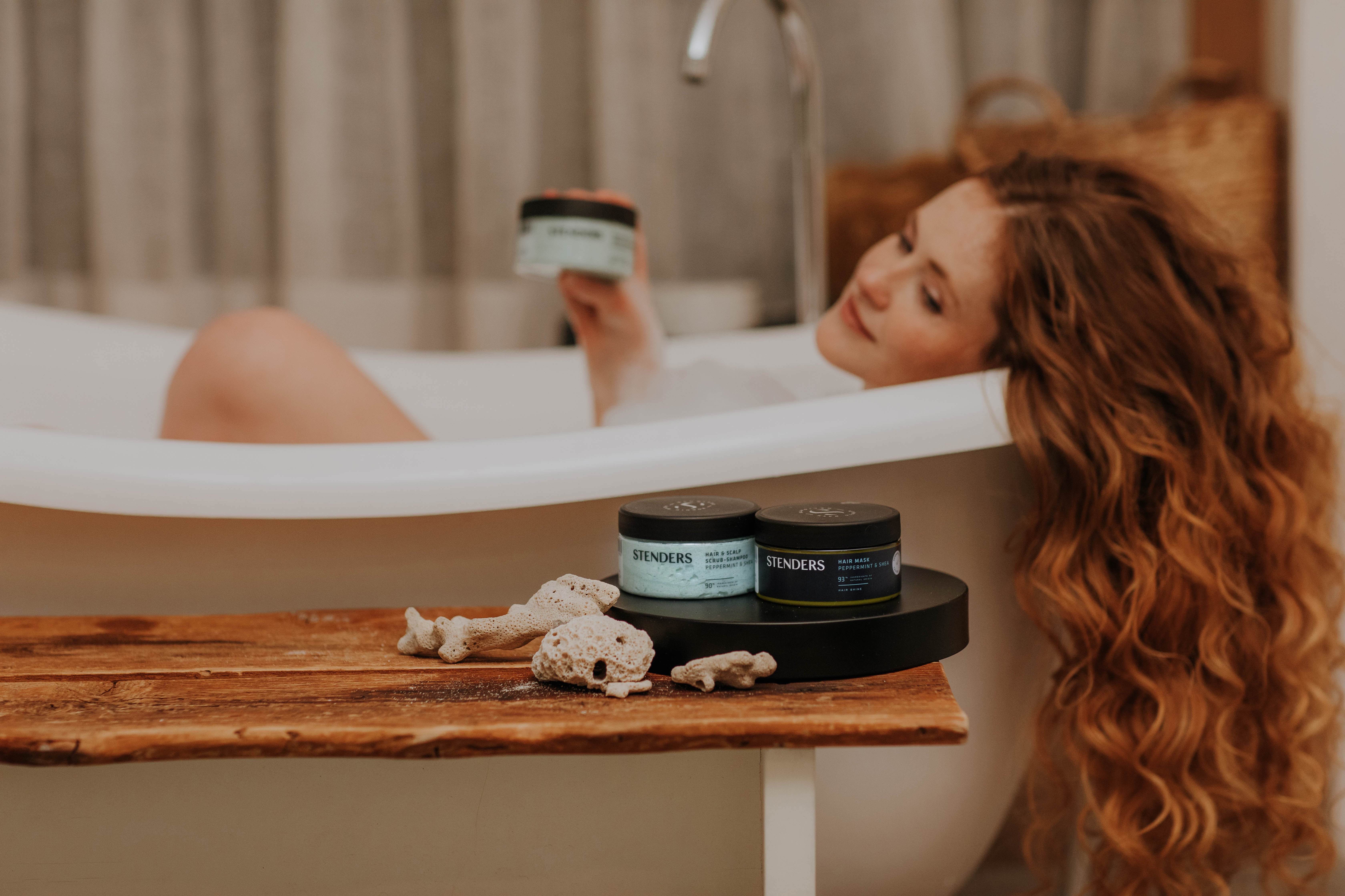 stenders-peppermint-shea-mood-6 Haar & Kopfhaut Peeling-Shampoo Pfefferminze & Sheabutter