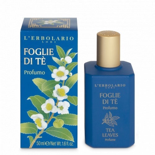 lerbolario-foglie-di-te-eau-de-parfum-50ml Flasche, Buch, Veröffentlichung, Kräuter, Pflanze