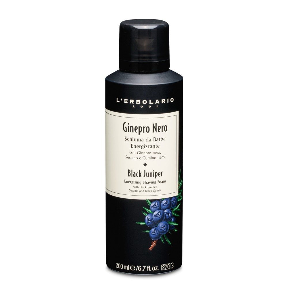 lerbolario-ginepro-rasierschaum Schiuma da barba GINEPRO NERO