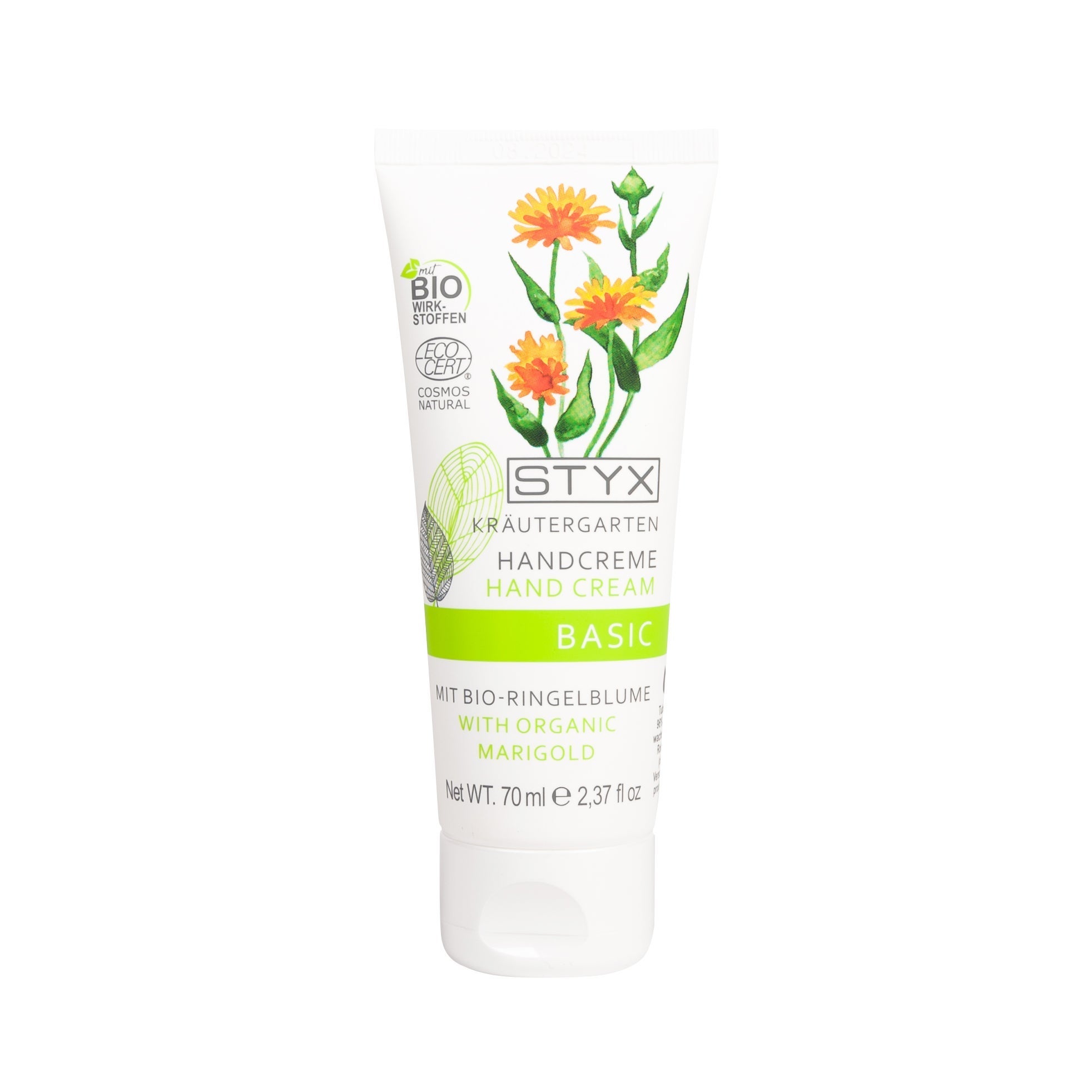 styx-kraeutergarten-handcreme-ringelblume-70ml Crème pour les mains BASIC du Jardin des Plantes avec calendula BIO