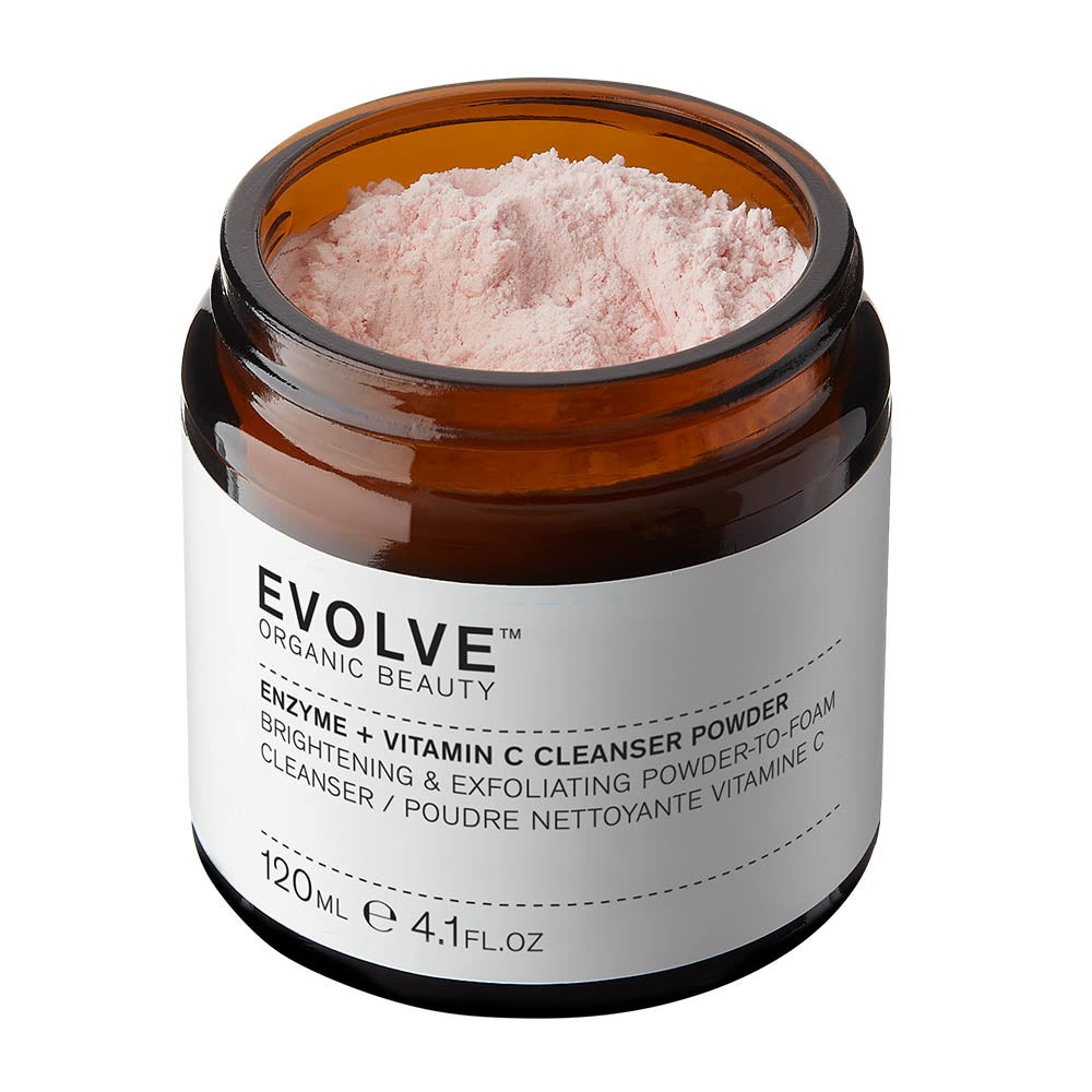 Enzyme + Vitamin C Cleanser Powder Kopf, Person, Gesicht, Puder, Kosmetik