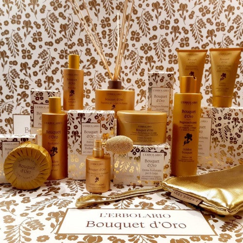 lerbolario-bouquet-d-oro-raumduft-mit-holzstaebchen-200ml-3 BOUQUET D'ORO Parfum d'intérieur avec bâtonnets en bois