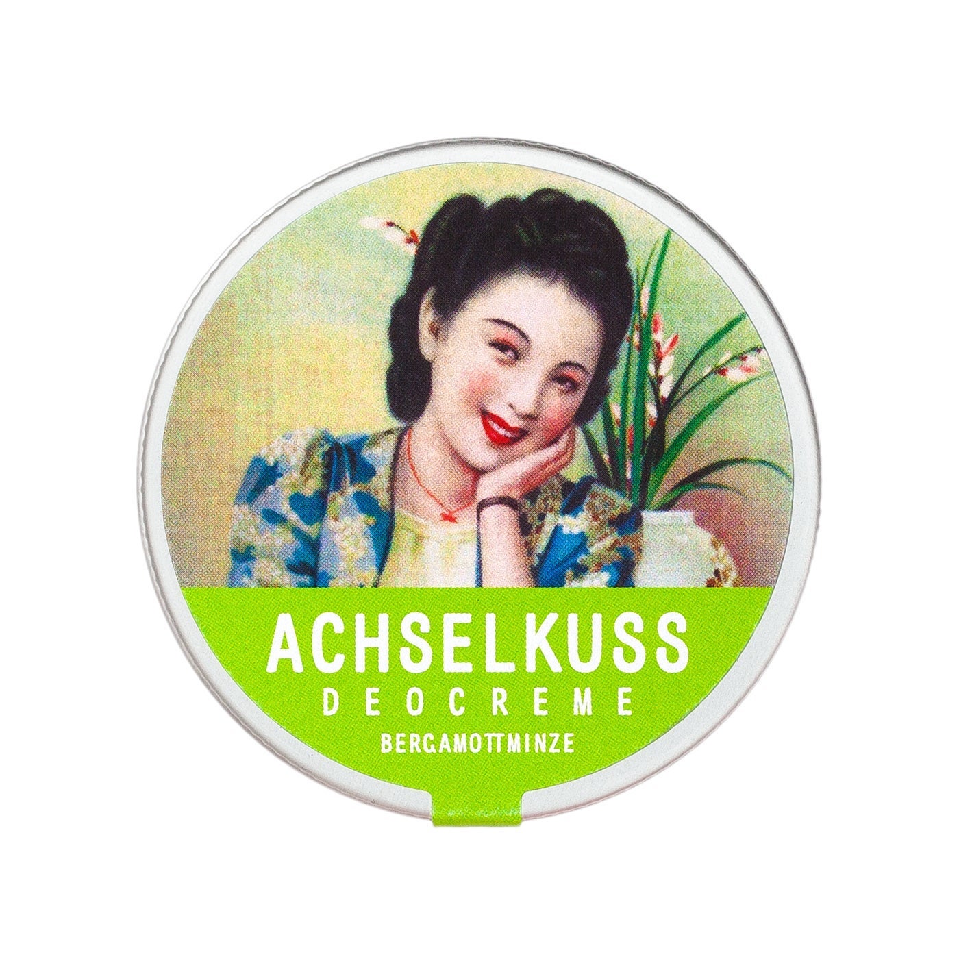 ACHSELKUSS-Bergamottminze-white-50g Crema deodorante bergamotto e menta