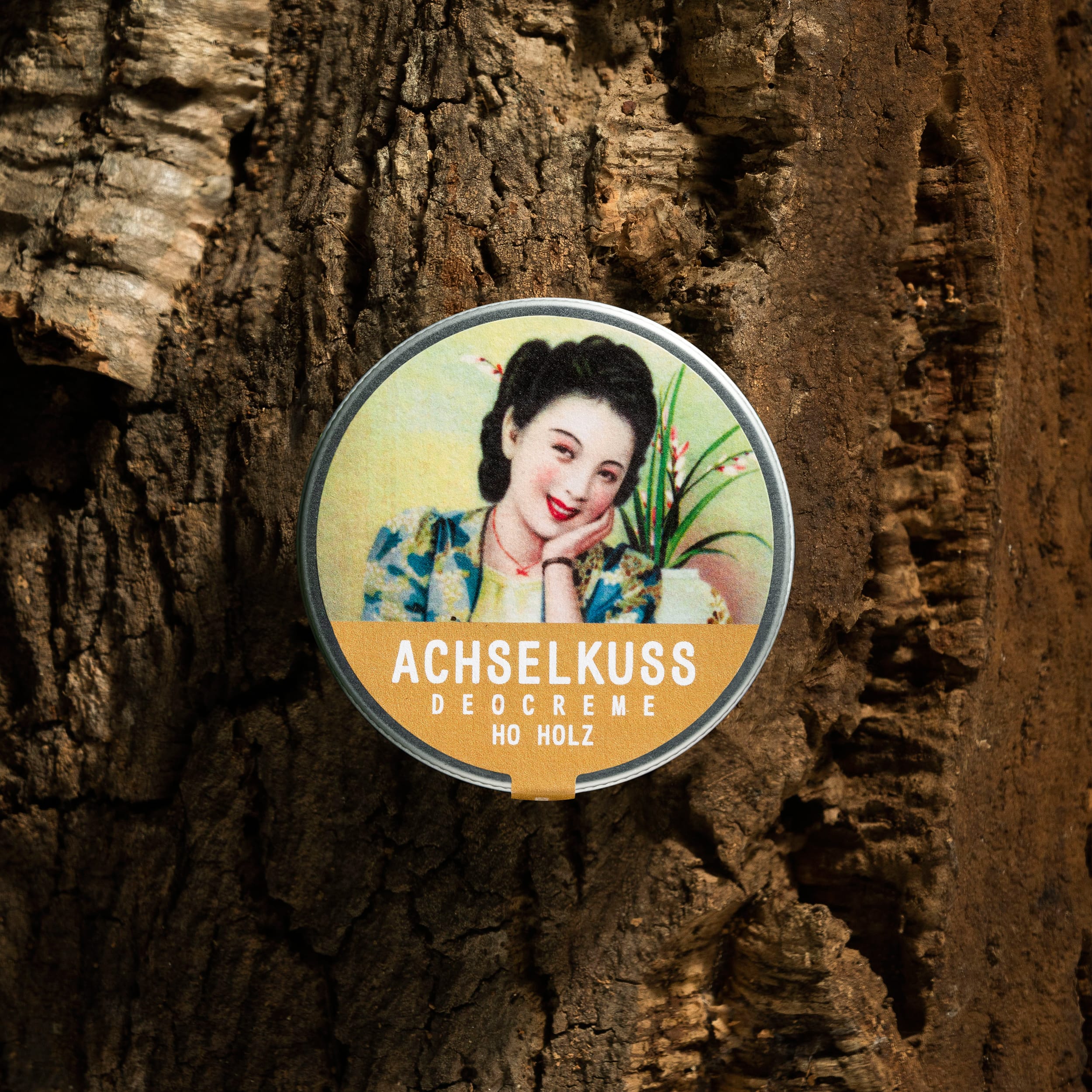 ACHSELKUSS-Ho-Holz-50g Crema deodorante Ho wood