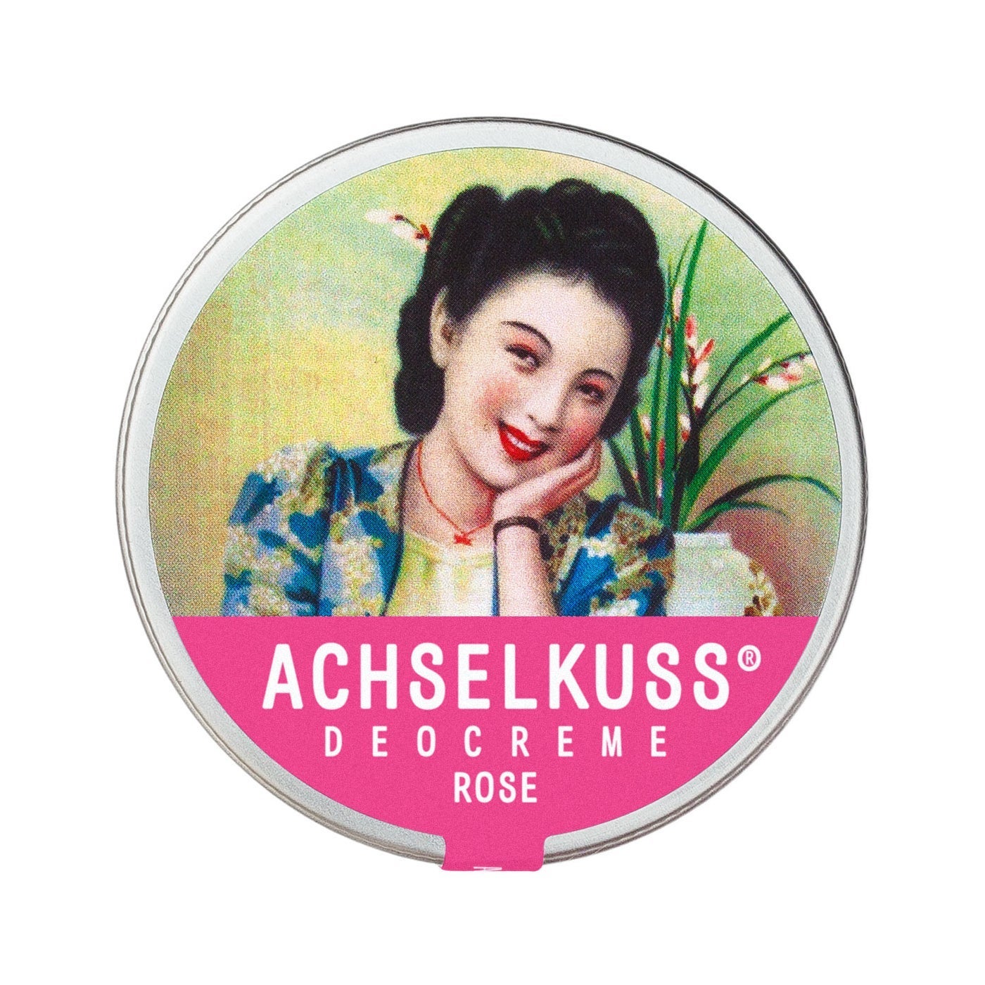 ACHSELKUSS-Rose-white-50g Deocreme Rose