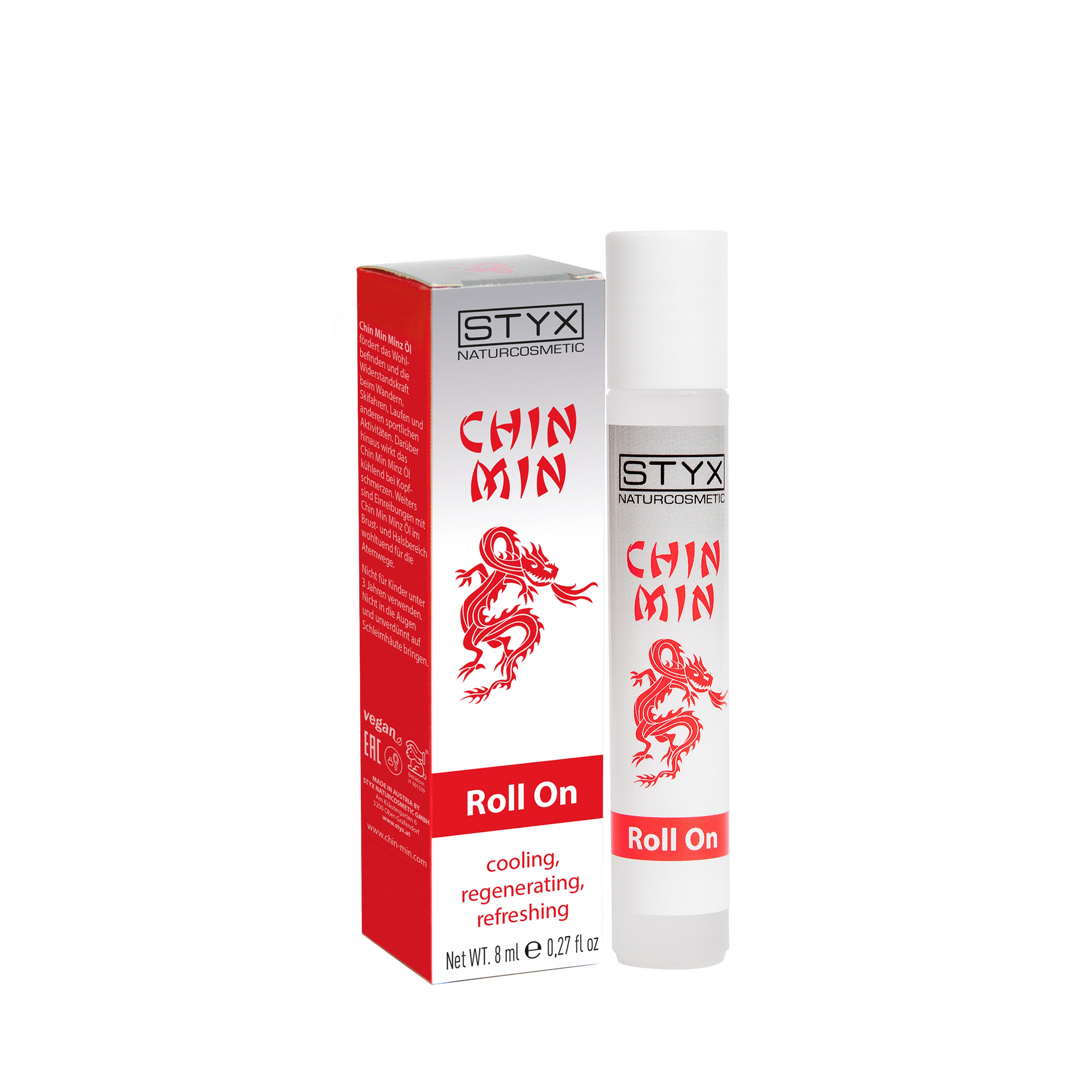 Chin Huile de menthe à bille