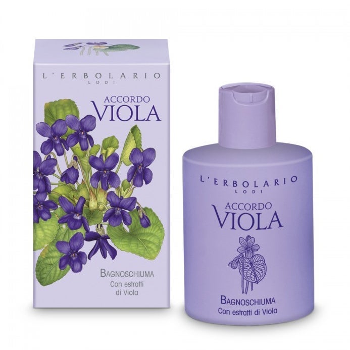 lerbolario-viola-bad-und-duschgel Flasche, Blume, Pflanze, Kräuterig, Kräuter