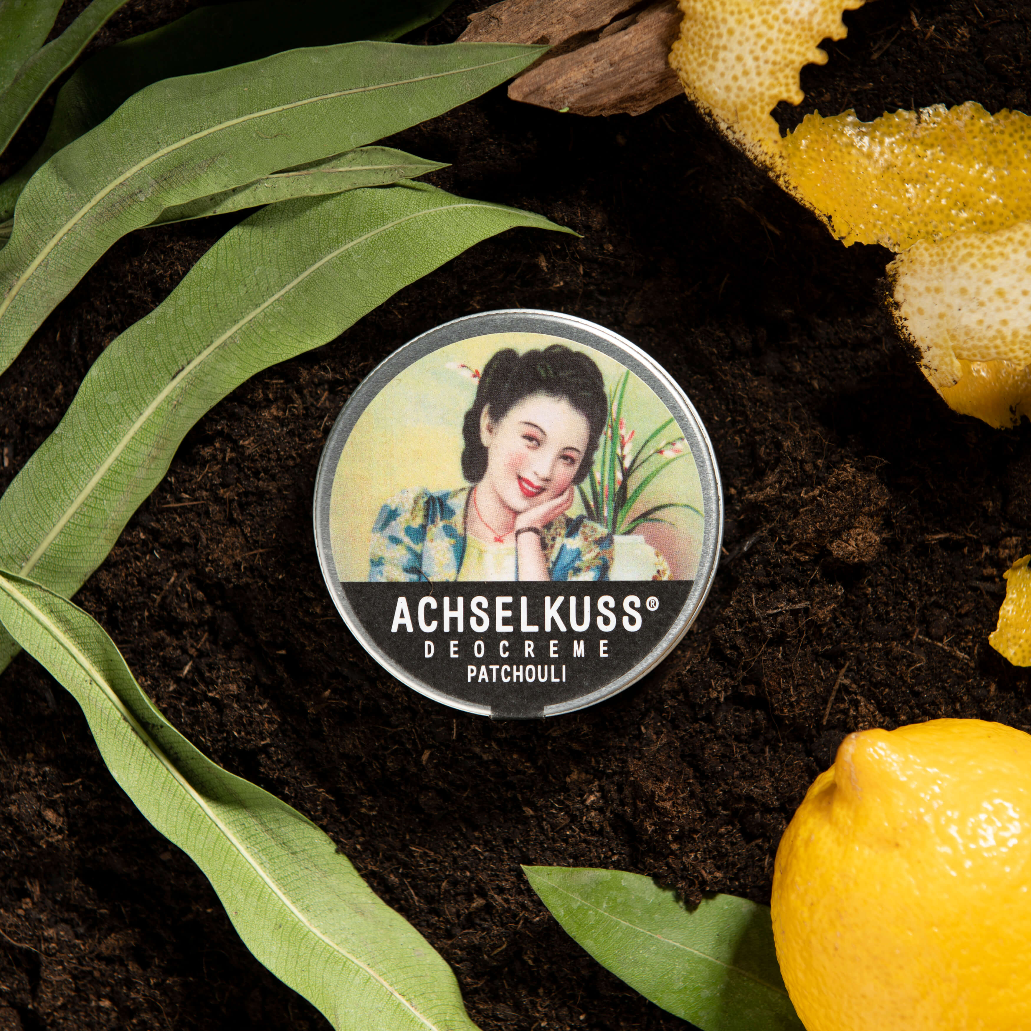 ACHSELKUSS-patchouli-50g Crema deodorante Patchouli