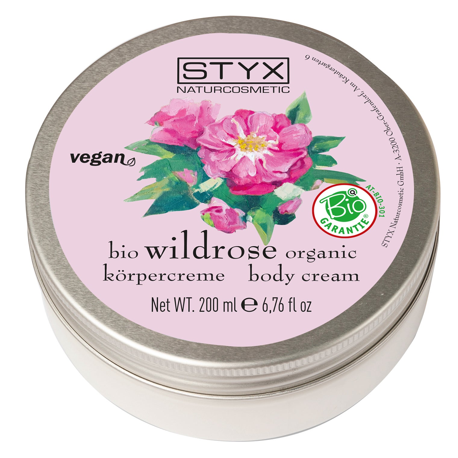 styx-18274-kdk-wildrose-koerpercreme-tiegel-200ml BIO Wildrose Körpercreme