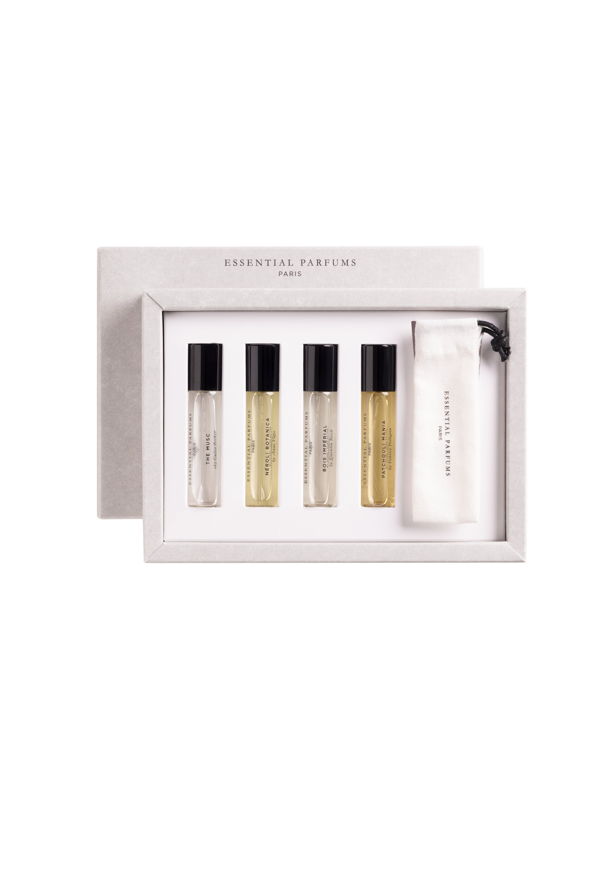 Discovery Travel Set 4x10ml parfumprobe, rolldose, miniroll-ons, damenparfum, essentials set