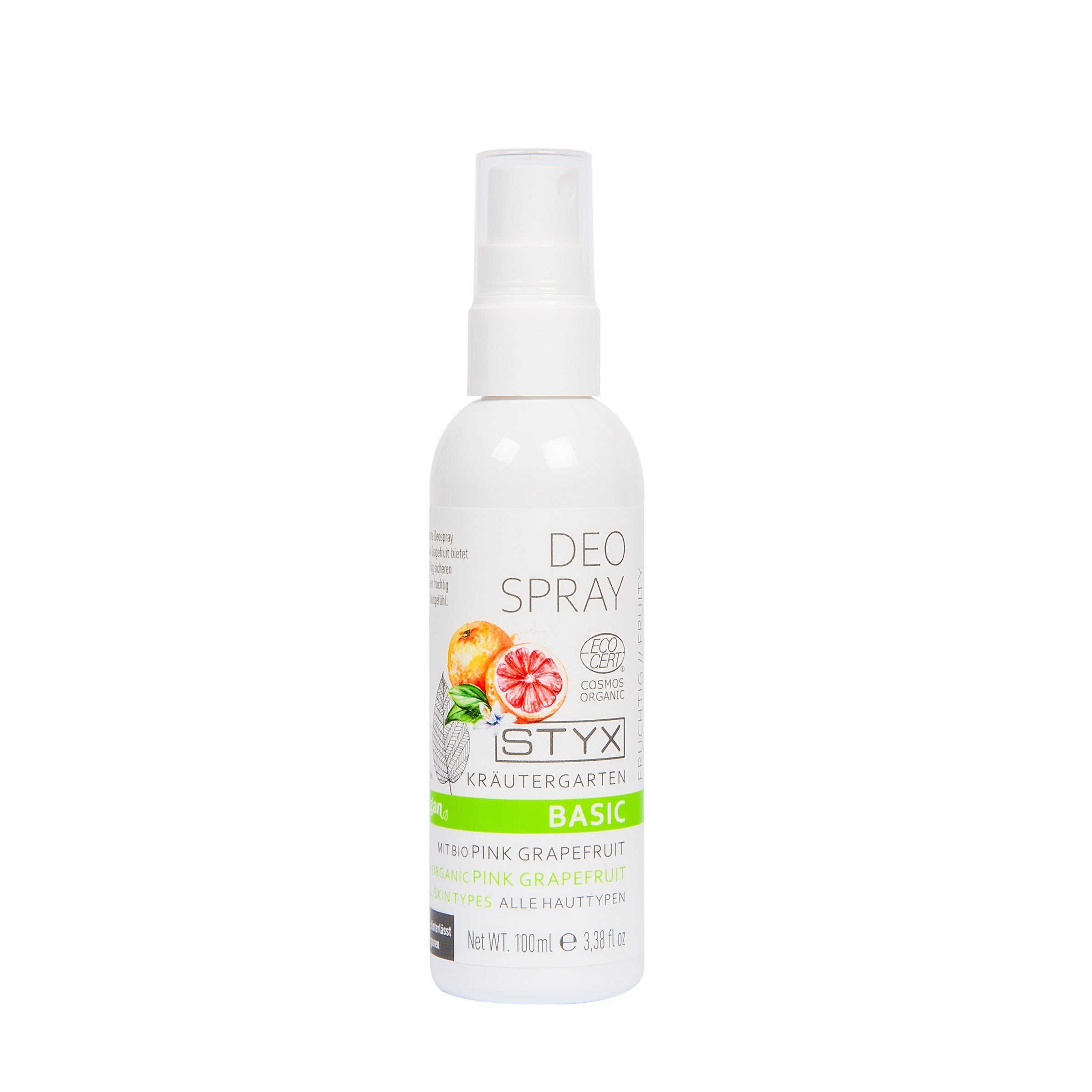 Déodorant spray au pamplemousse rose BIO