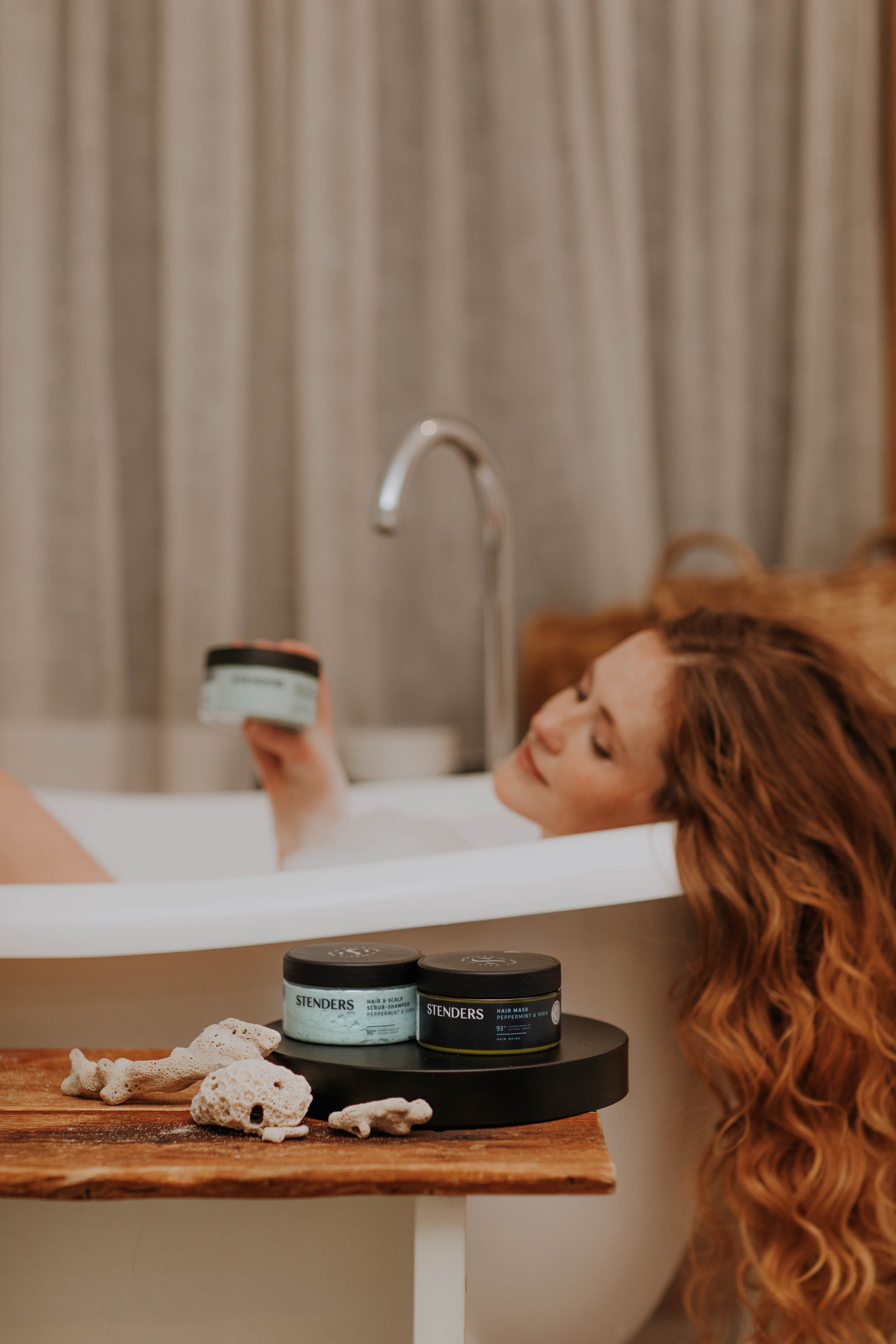 stenders-peppermint-shea-mood-7 Haar & Kopfhaut Peeling-Shampoo Pfefferminze & Sheabutter