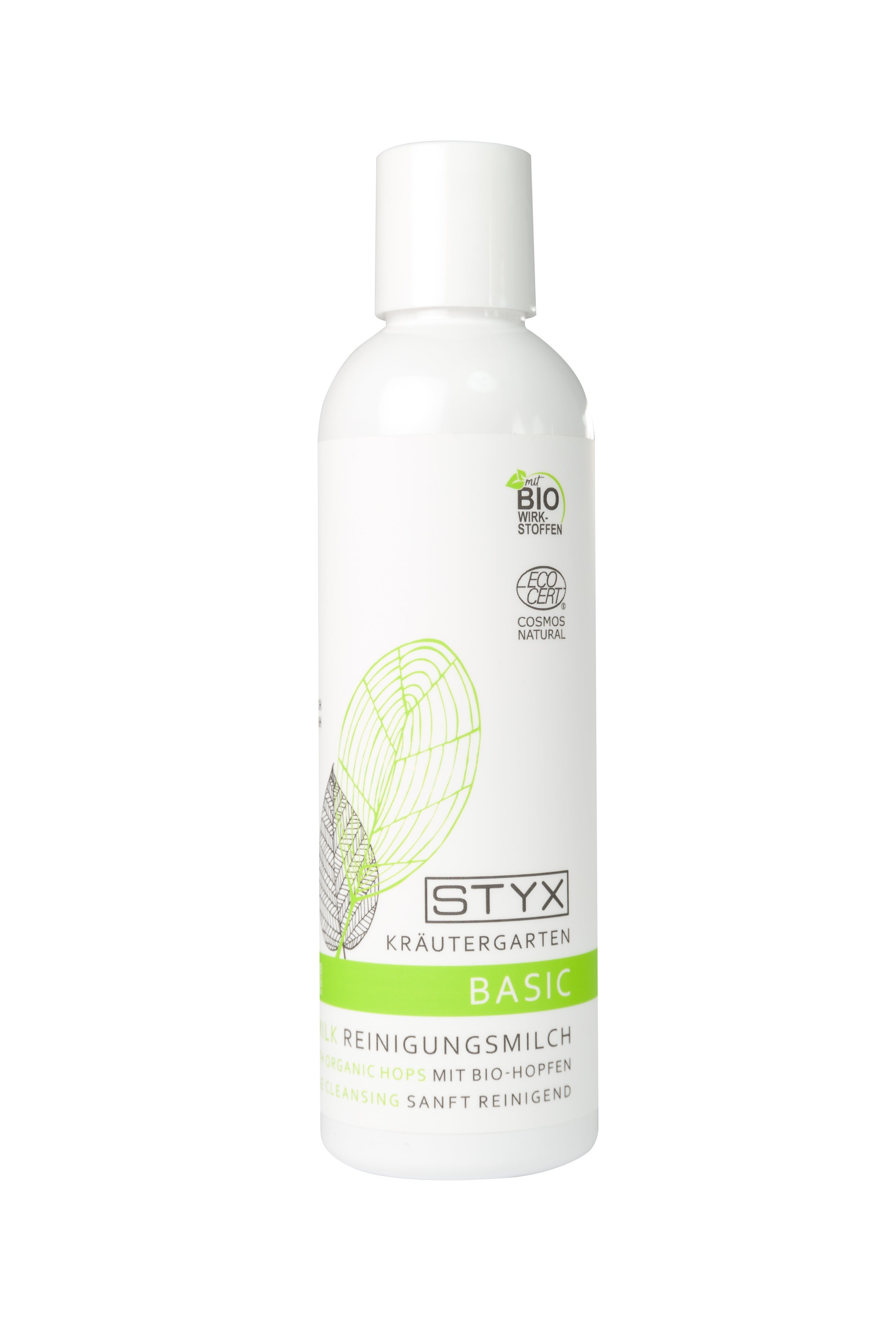 styx-kraeutergarten-reinigungsmilch-bio-hopfen-200ml Giardino delle erbe BASIC Latte detergente con luppolo biologico