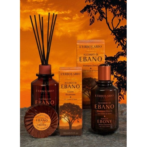 lerbolario-ebano-eau-de-parfum-50ml-12 ACCORDO DI EBANO Parfum d'ambiance avec bâtonnets en bois