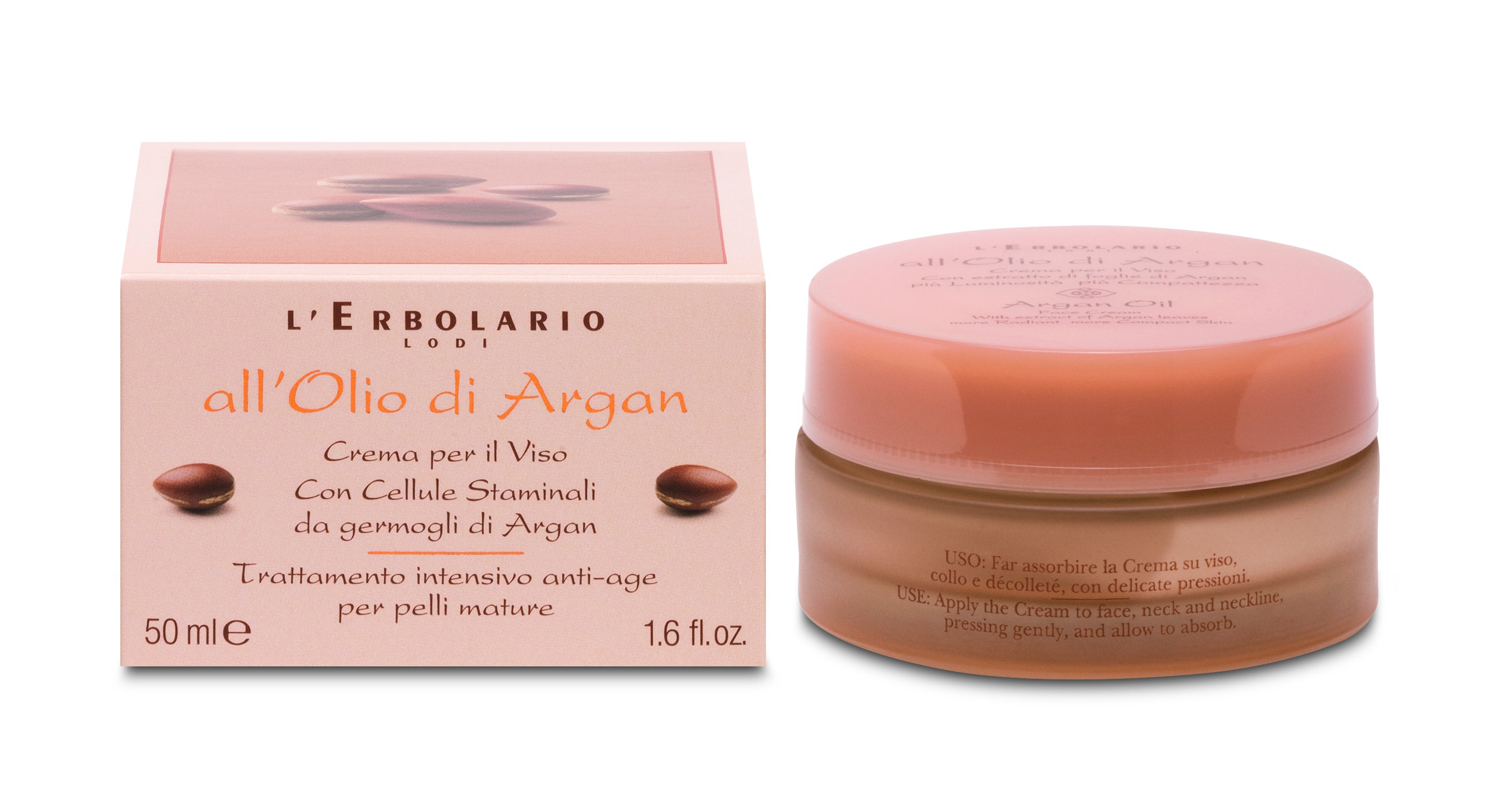 lerbolario-argan-gesichtscreme-50ml Crema viso antietà all'OLIO DI ARGAN