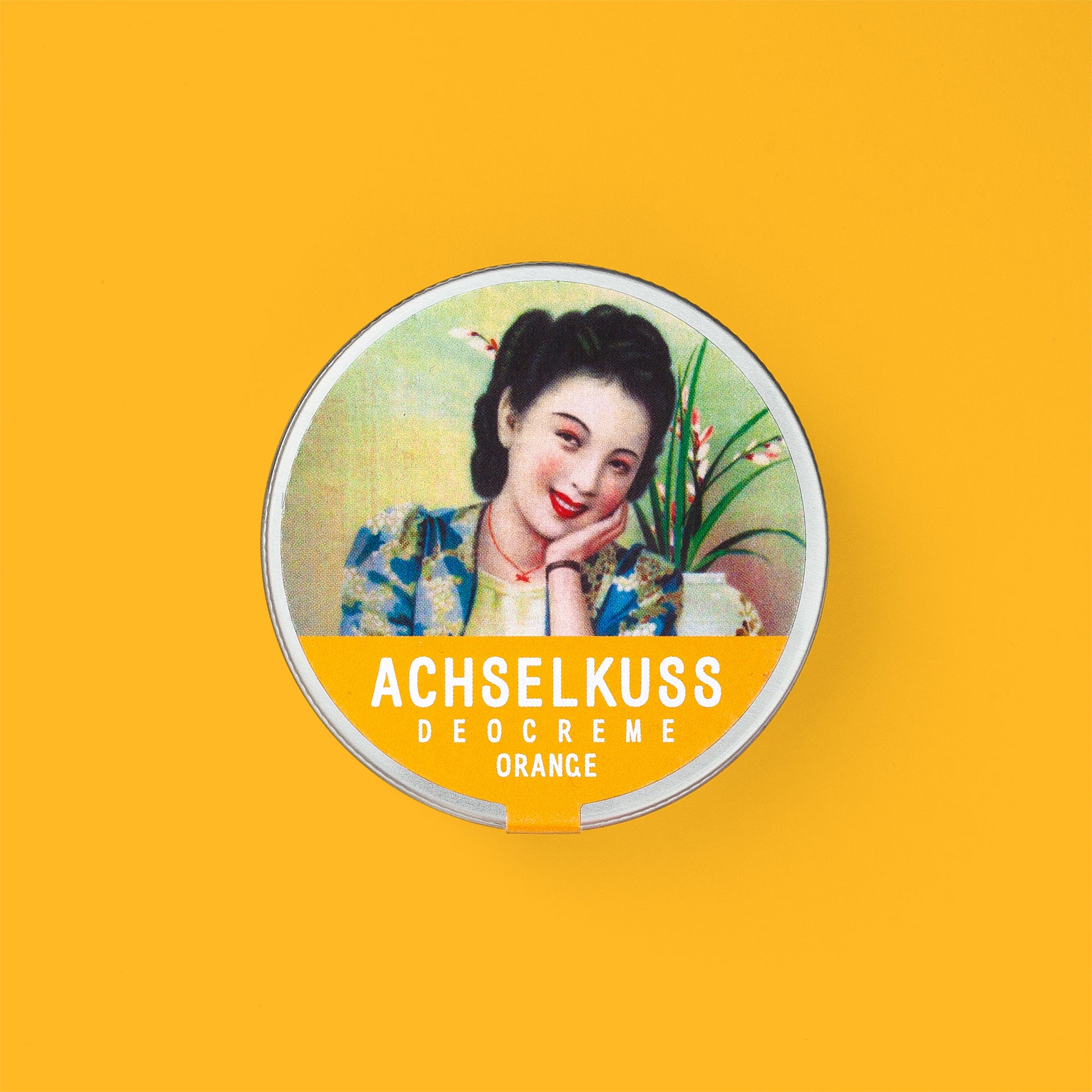 ACHSELKUSS-Orange-colour-50g Crème déodorante orange