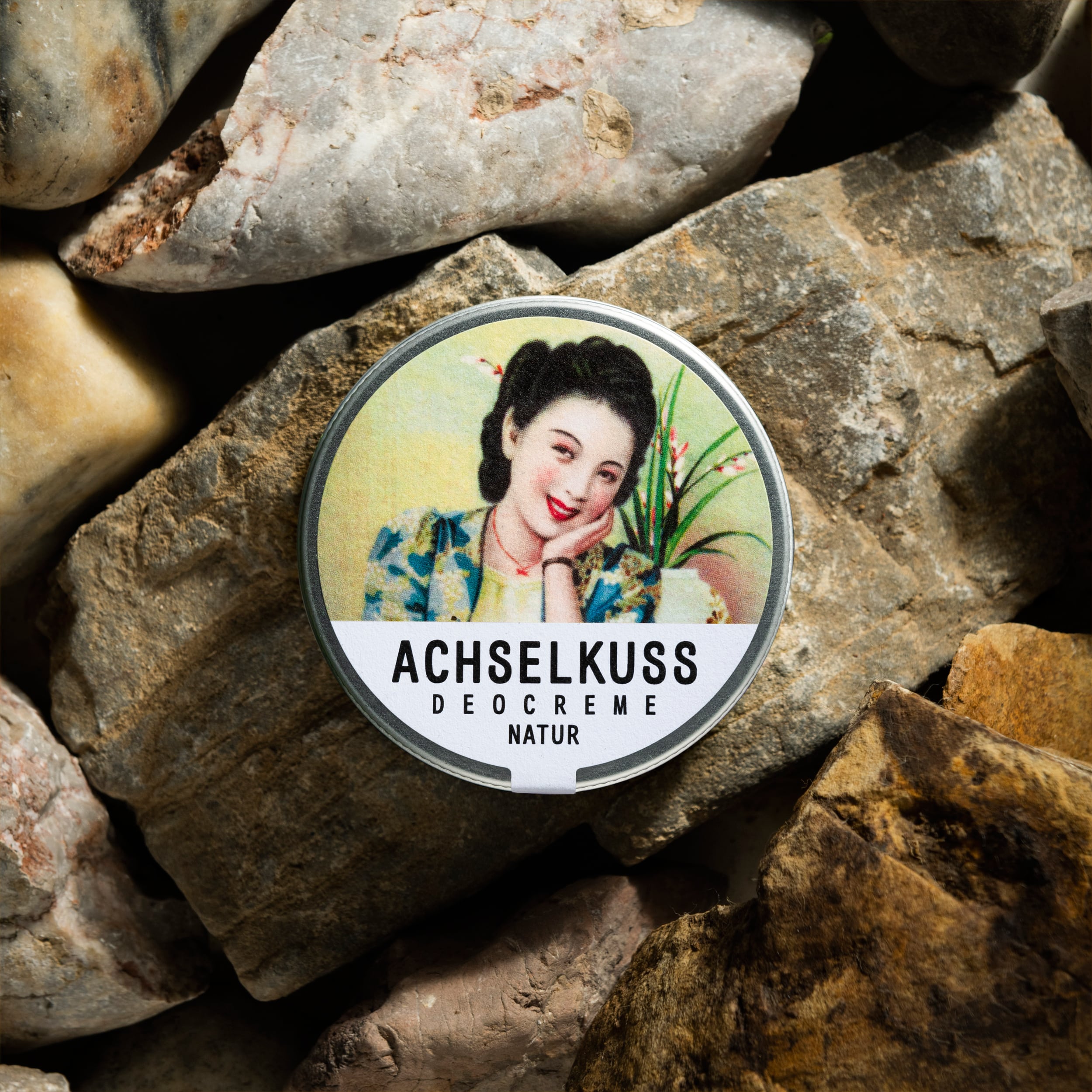 ACHSELKUSS-Natur-50g Crema deodorante natura