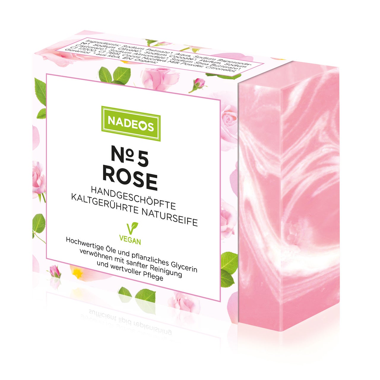 Naturseife Nr. 5 Rose Seife, Kräuterig, Kräuter, Pflanze