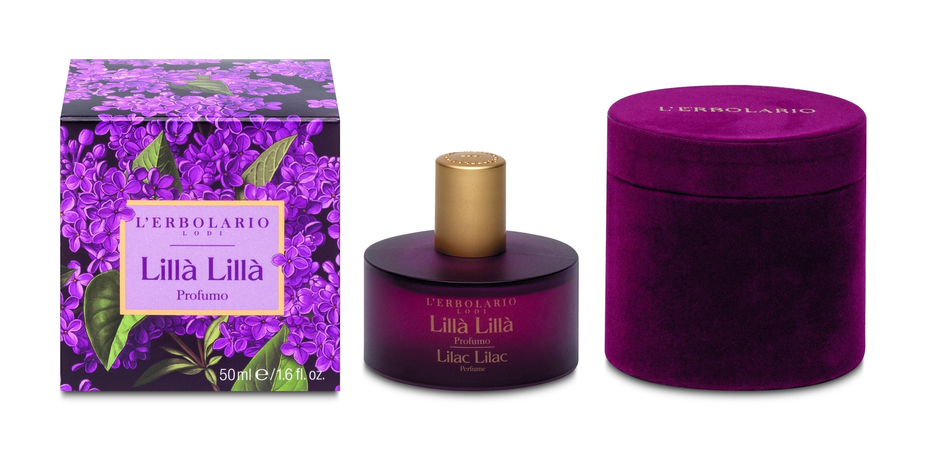 lerbolario-lilla-lilla-parfum-50ml Flasche, Violett, Kosmetik, Parfüm