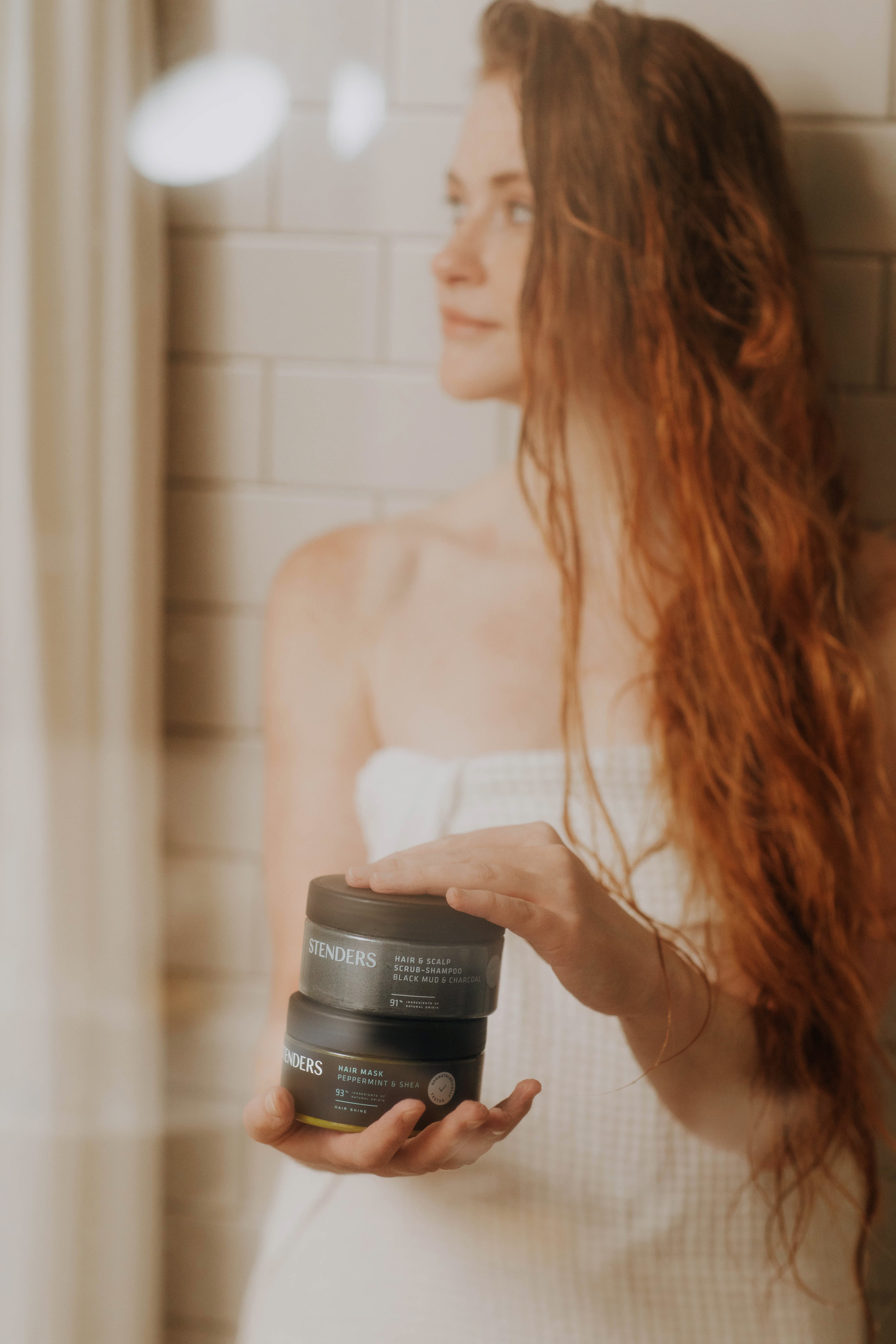 stenders-mood-peppermint-shea Haar & Kopfhaut Peeling-Shampoo Pfefferminze & Sheabutter