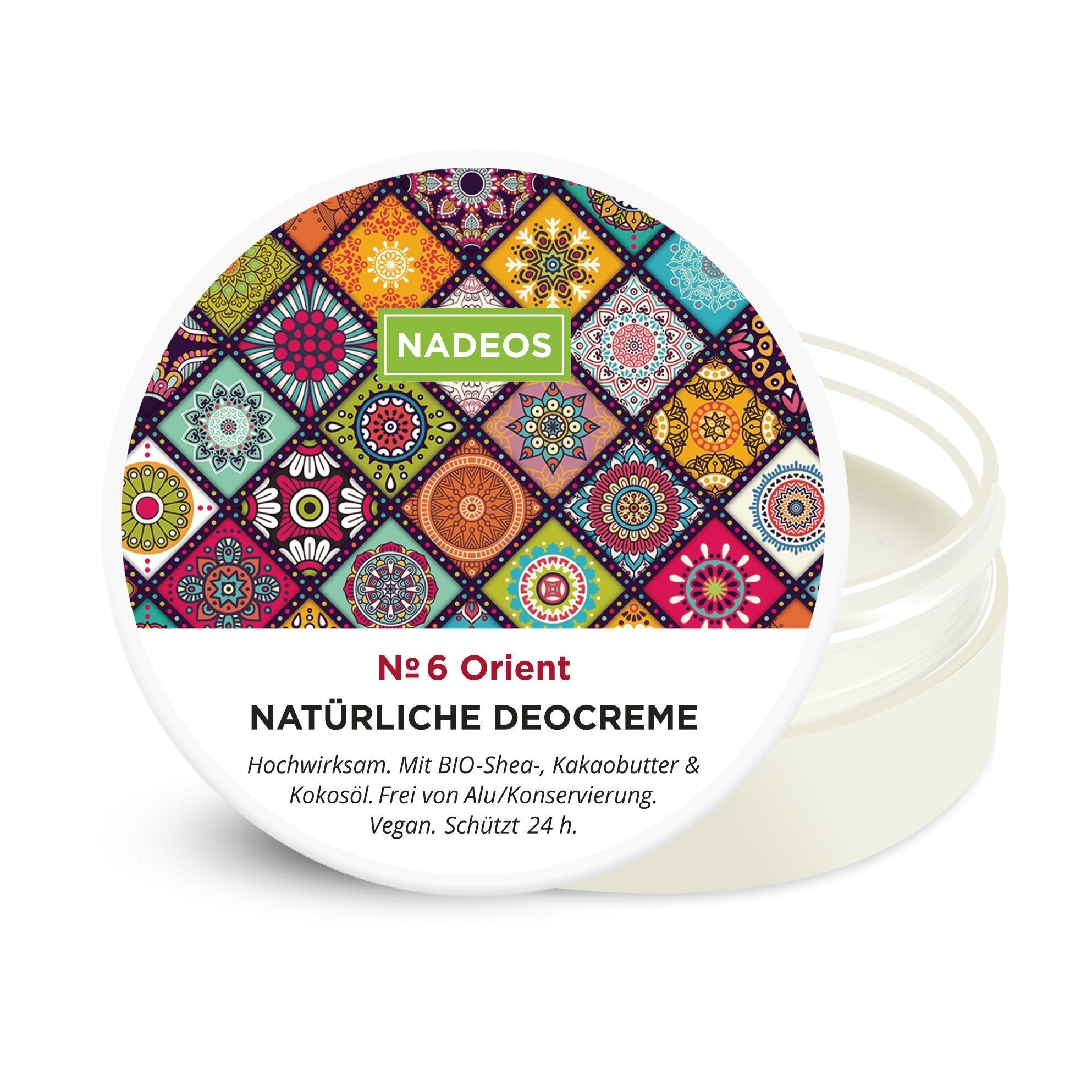 nadeos-natuerliche-deocreme-orient Gesicht, Kopf, Person, Muster