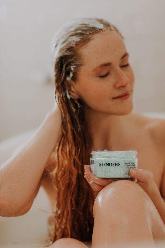 Haar & Kopfhaut Peeling-Shampoo Pfefferminze & Sheabutter