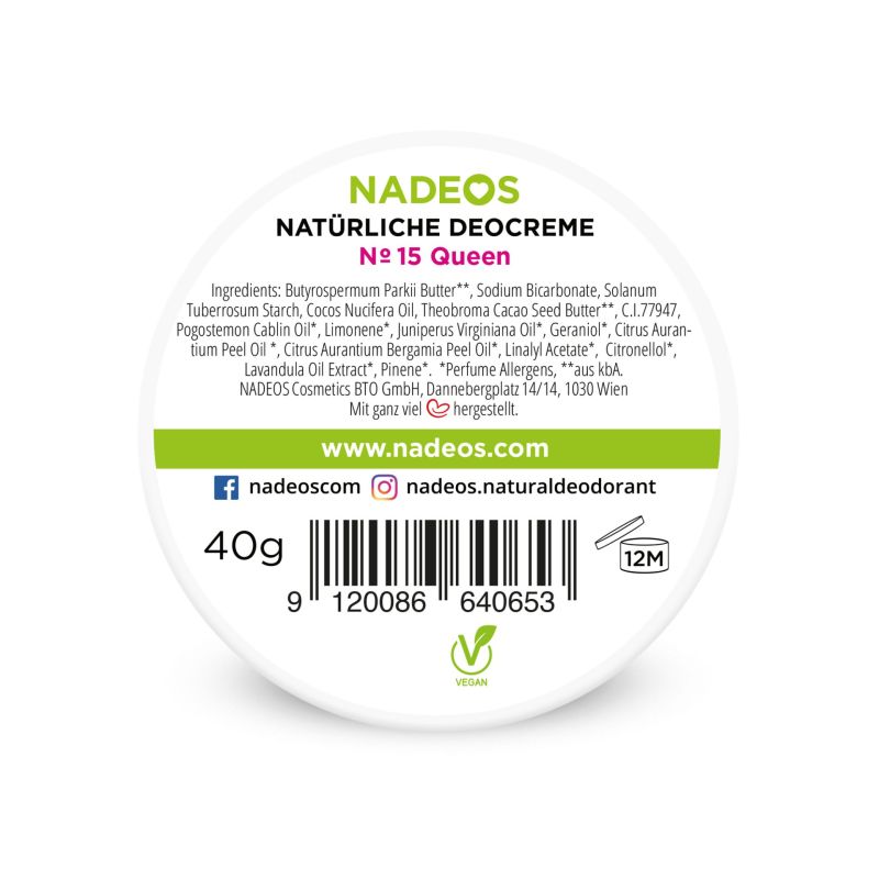 Crema deodorante naturale n. 15 Queen