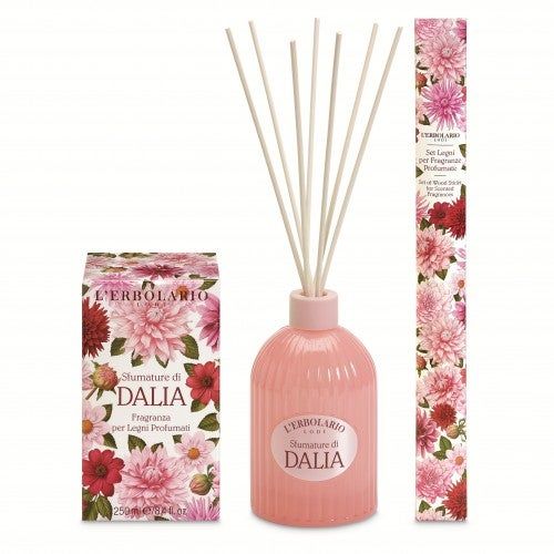 SFUMATURE DI DALIA Parfum d'ambiance avec bâtonnets en bois