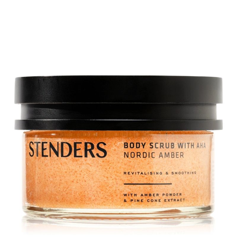 Peeling corporel avec AHA Ambre nordique