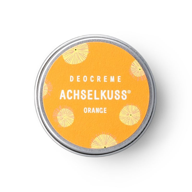 Crema deodorante mini arancio Gesicht, Kopf, Person, Kosmetik