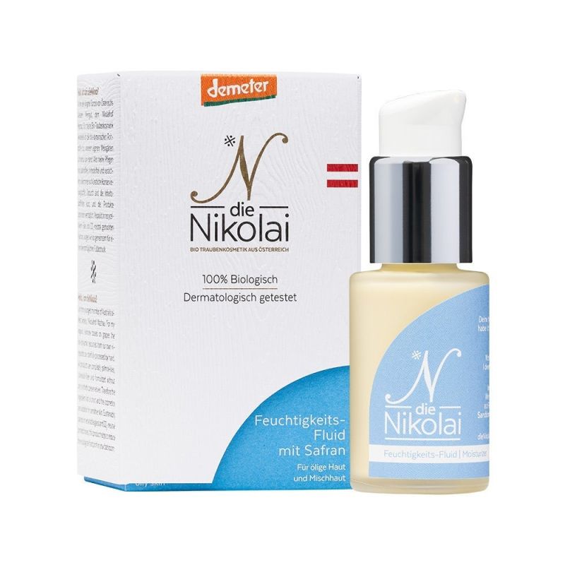 dieNikolai-feuchtigkeitsfluid-blau-30ml fluido idratante vegano allo zafferano