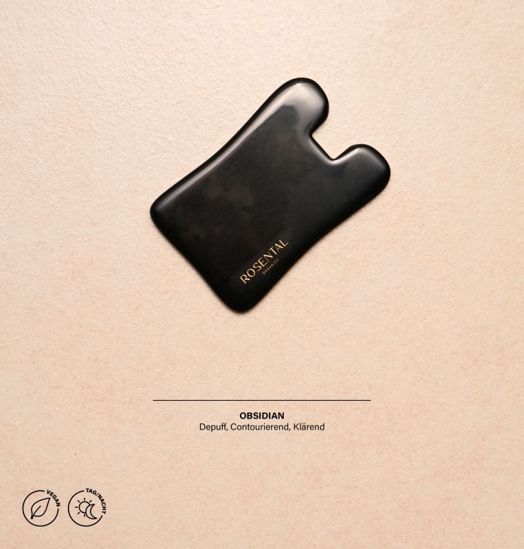 Obsidian Gua Sha | Outil de beauté naturel