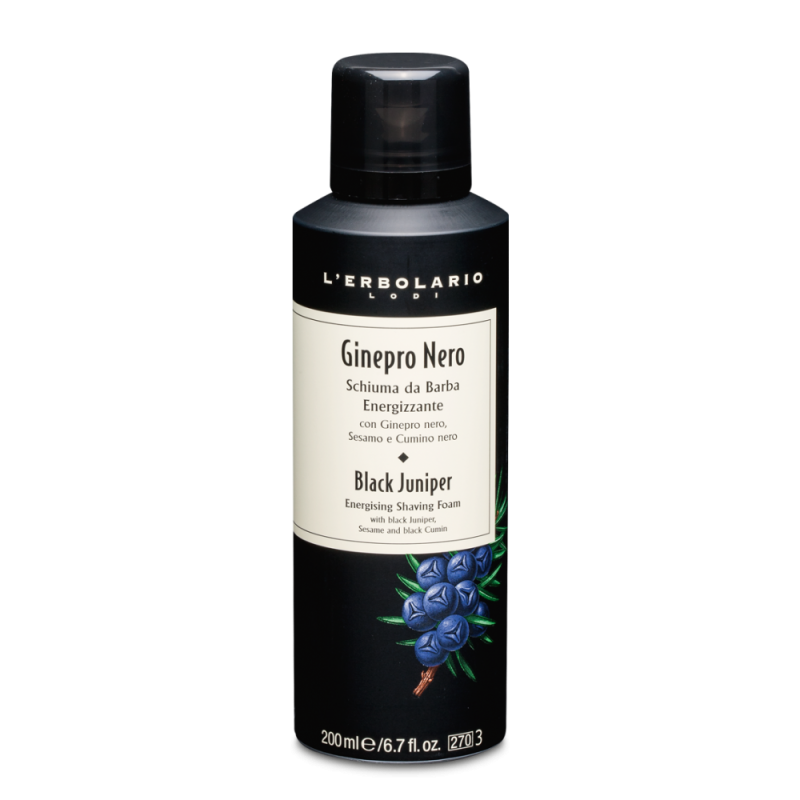 lerbolario-ginepro-rasierschaum Schiuma da barba GINEPRO NERO