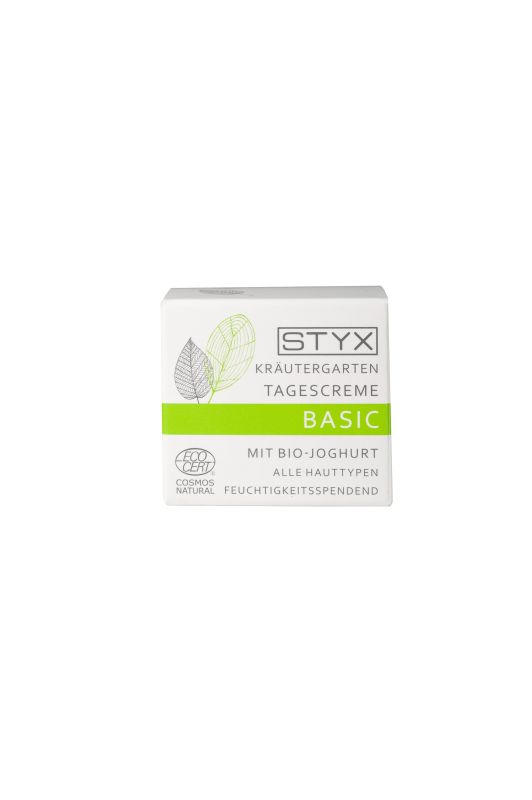 styx-kraeutergarten-gesichtscreme-bio-joghurt-schachtel-50ml Jardin d'herbes BASIC Crème pour le visage au yaourt bio