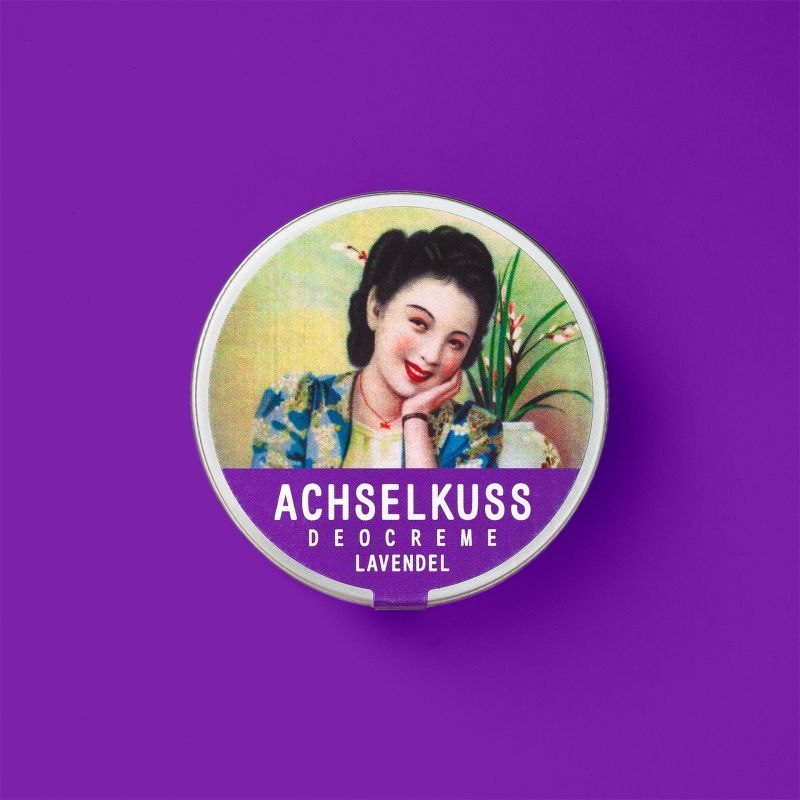ACHSELKUSS-Lavendel-colour-50g Crema deodorante alla lavanda