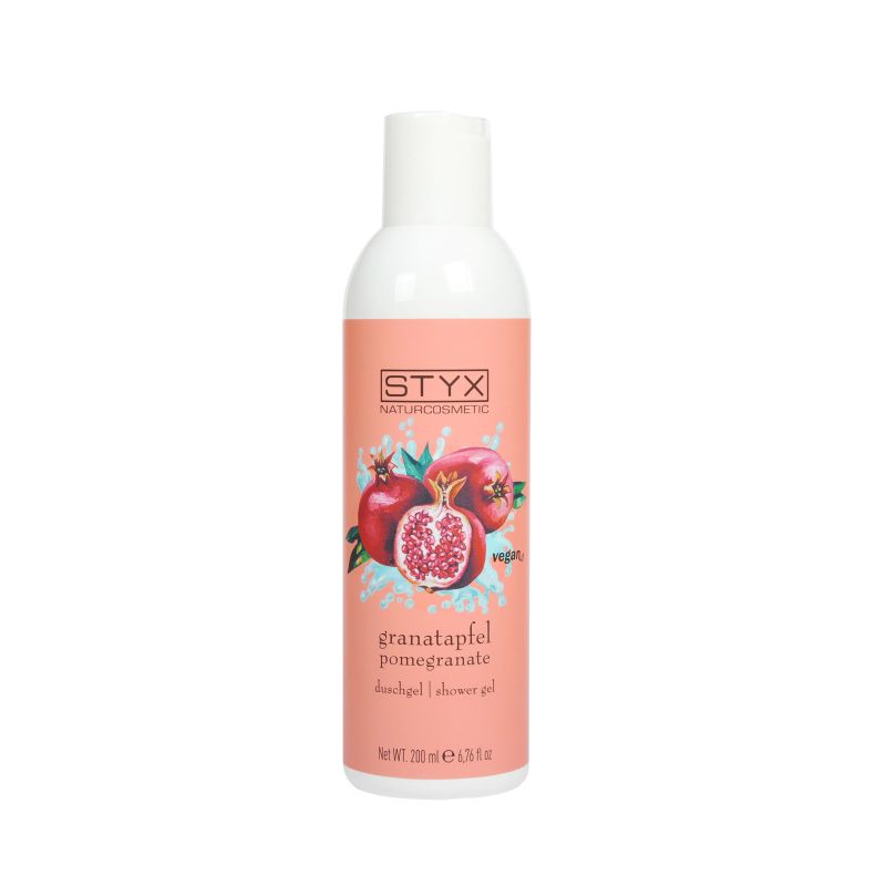 styx-duschgel-granatapfel-200ml Flasche, Lotion, Kräuterig, Kräuter, Pflanze