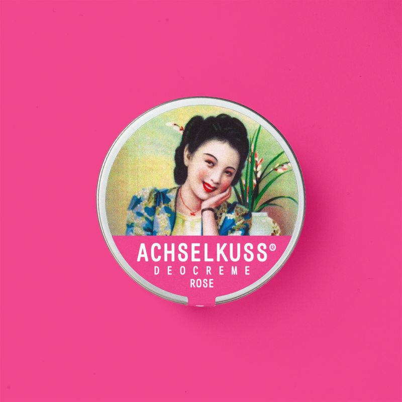 ACHSELKUSS-Rose-colour Crema deodorante alla rosa
