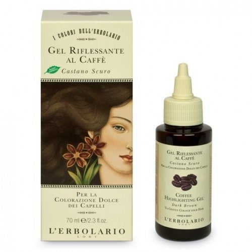 Gel colorante per capelli al caffè castano scuro